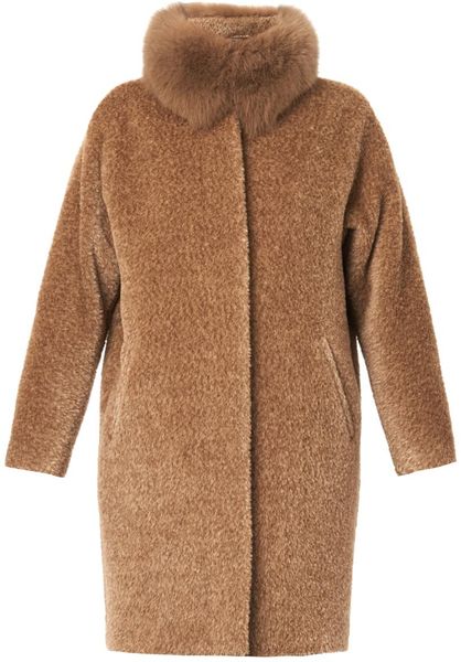 Max Mara Studio Kriss Coat in Brown | Lyst