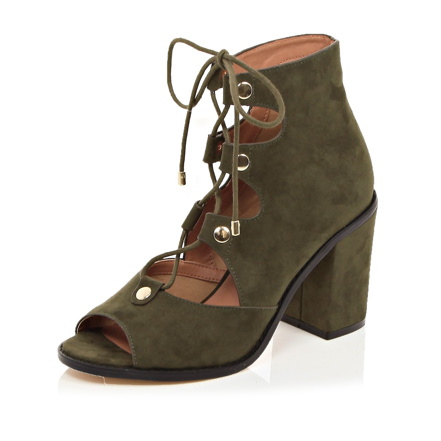 lace up heels river island