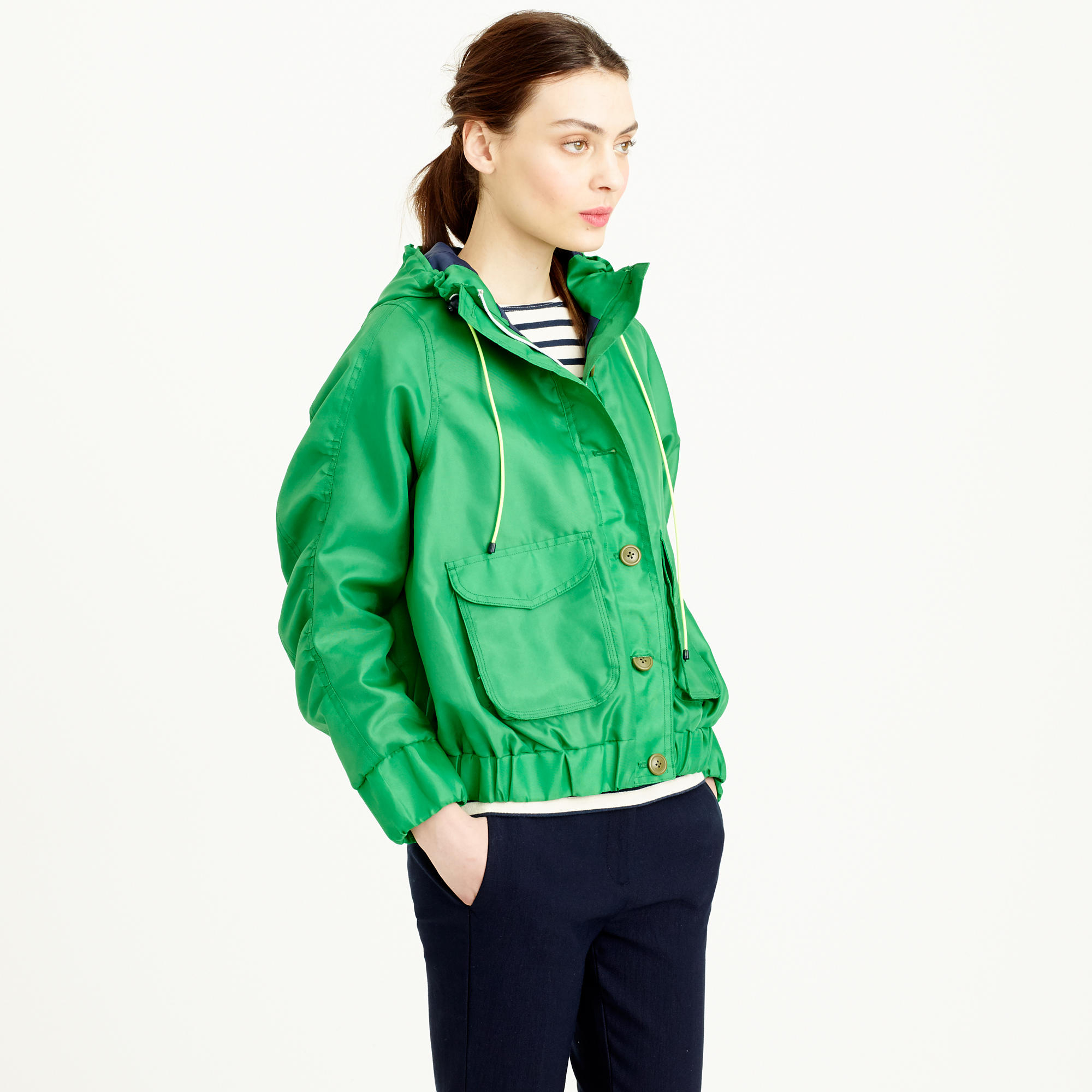 j crew hooded jacket