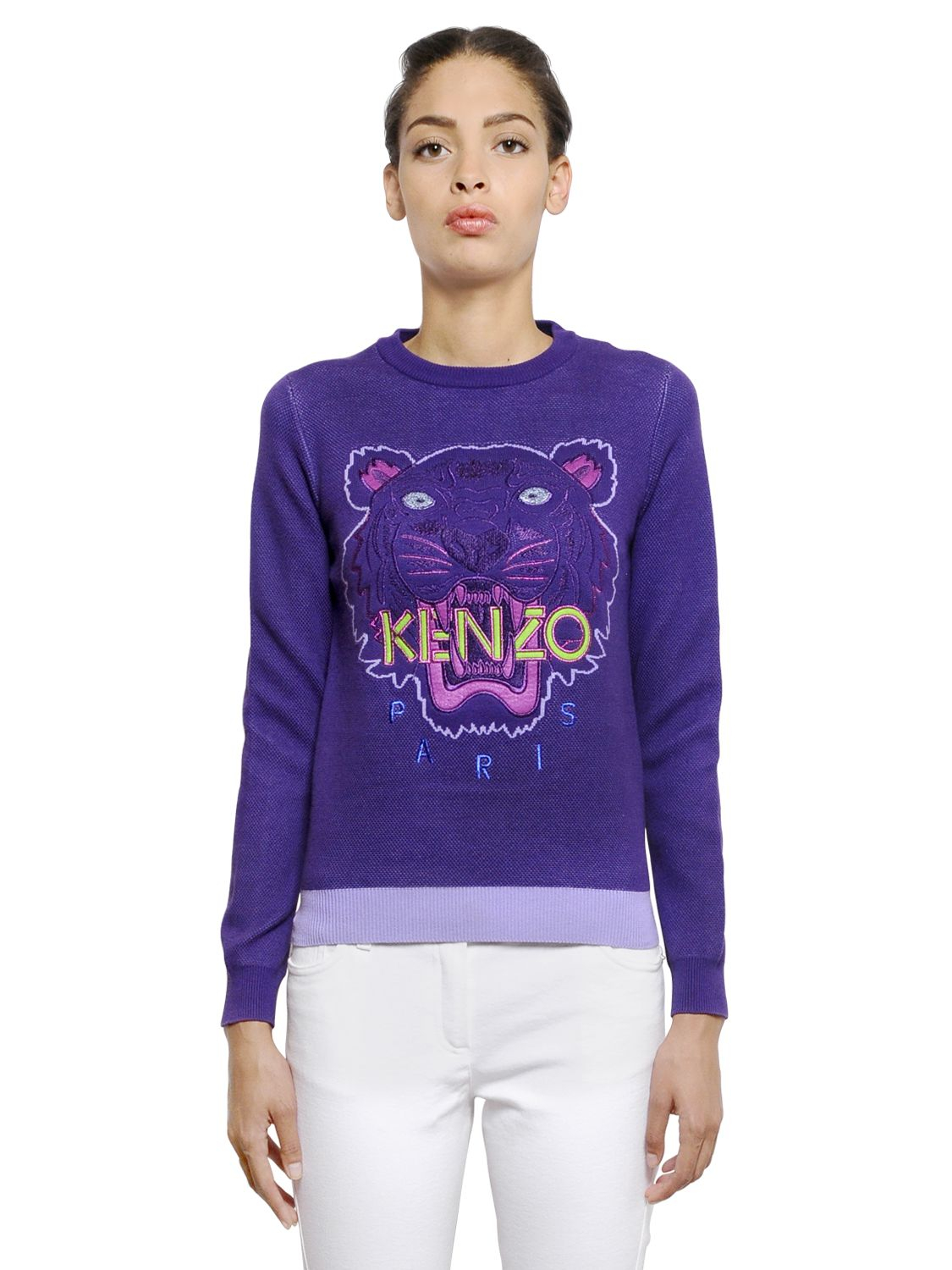 kenzo purple tiger sweatshirt