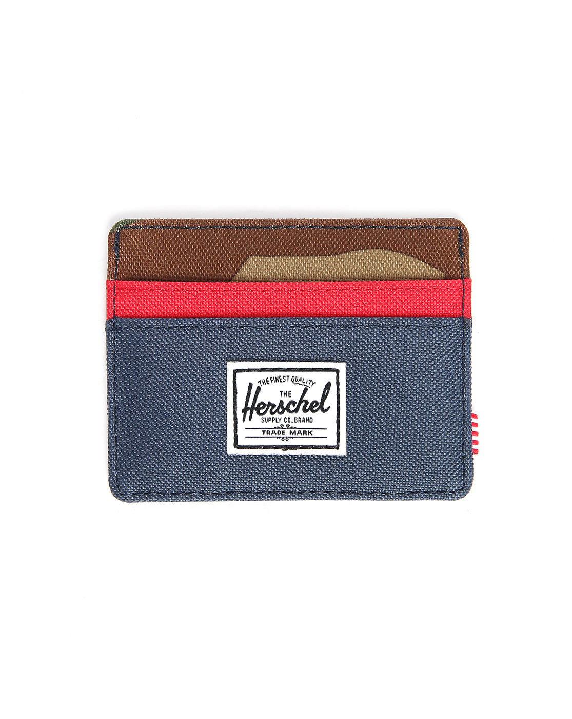 Herschel supply co. Blue/camouflage Charlie Card Wallet in Green for
