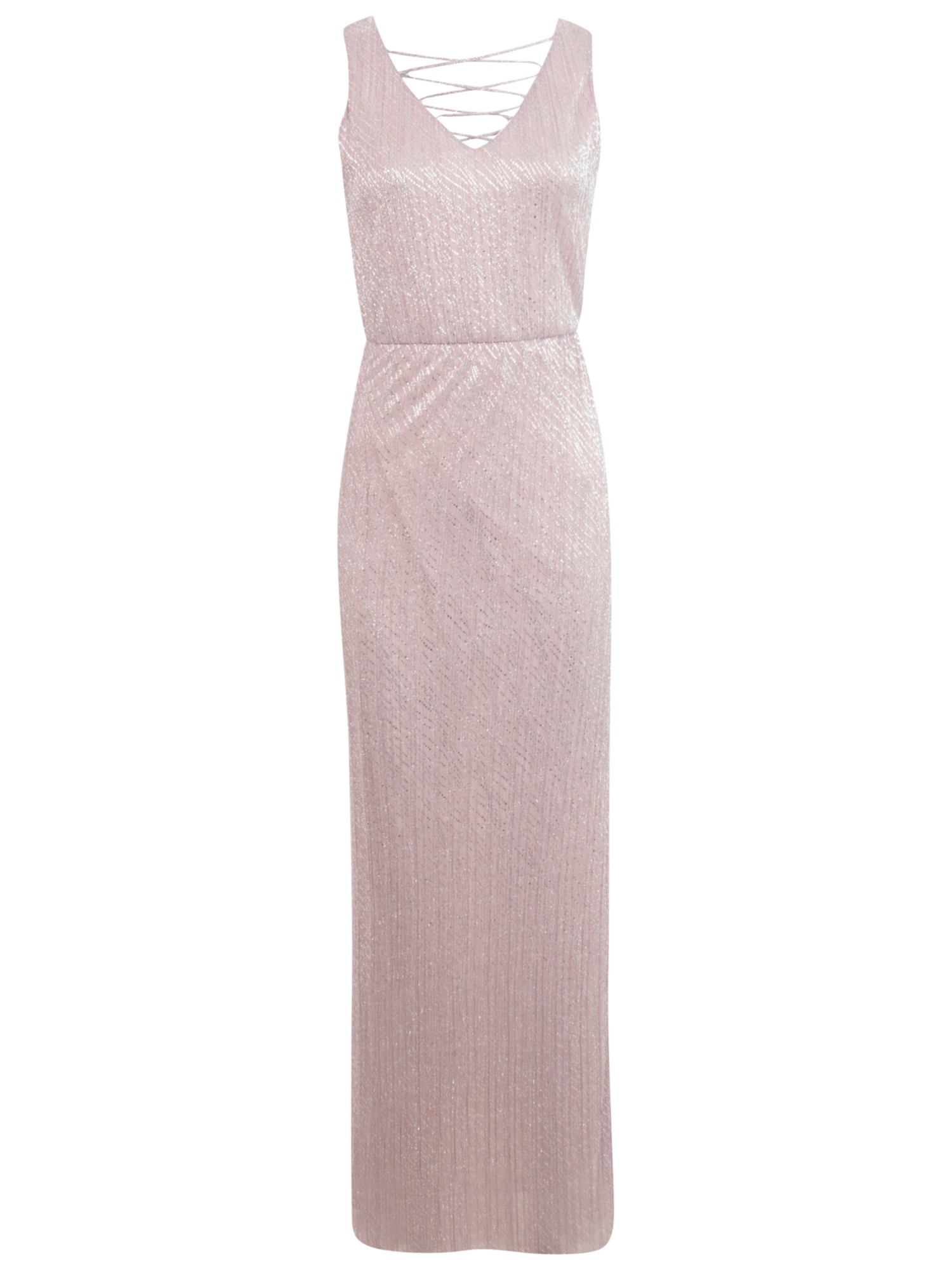 Lyst Miss  selfridge  Petite  Plisse Maxi Dress  in Pink 