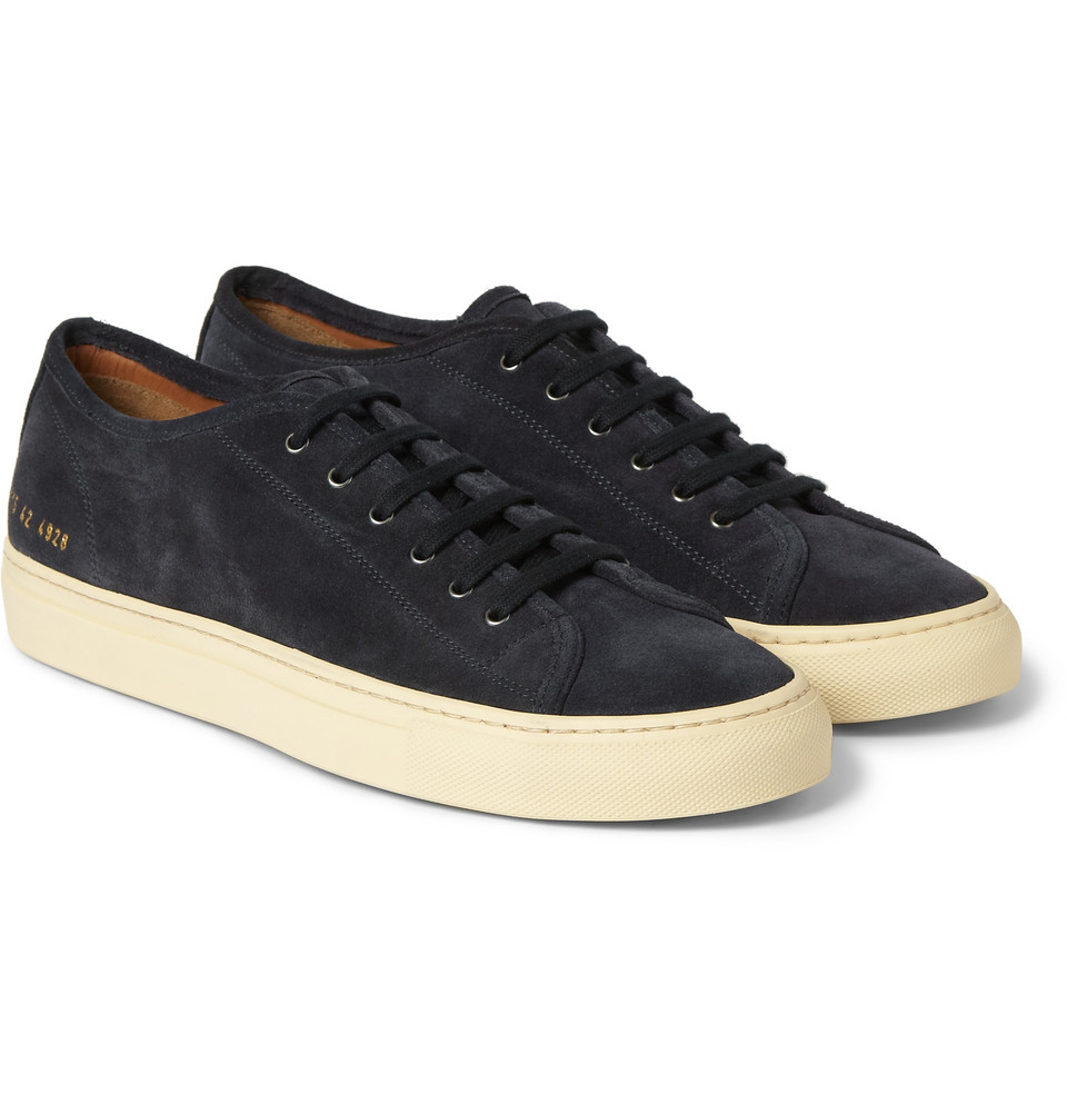 Common projects Tournament Suede Sneakers in Blue for Men | Lyst