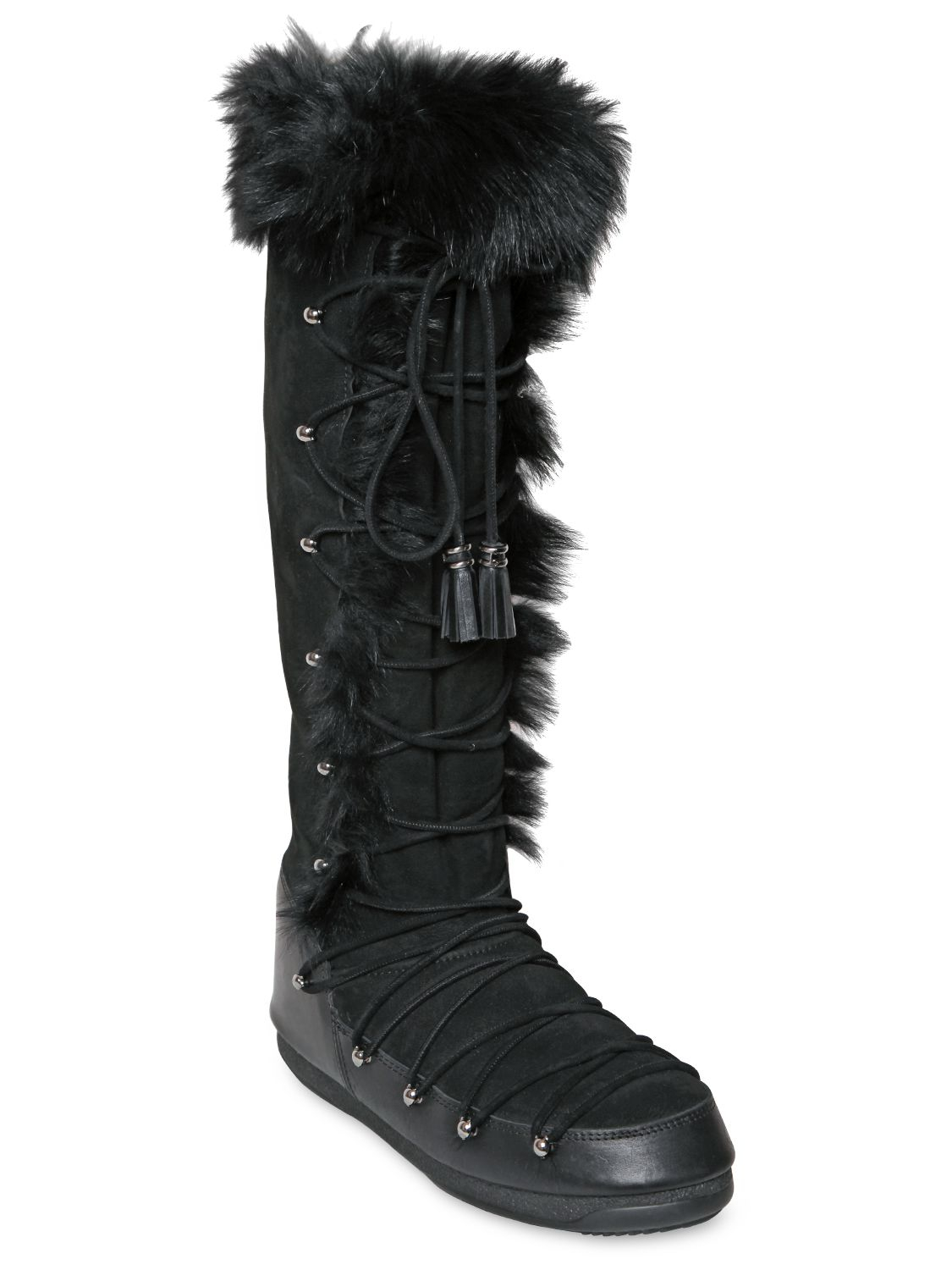snow boots shearling