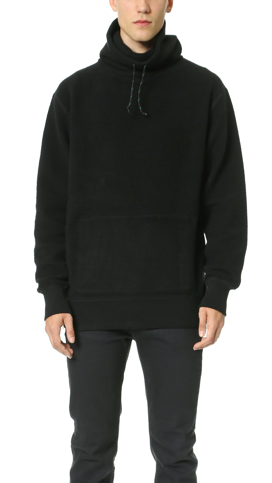 Lyst - Ones Stroke Moco Loose Turtleneck Sweatshirt in Black for Men