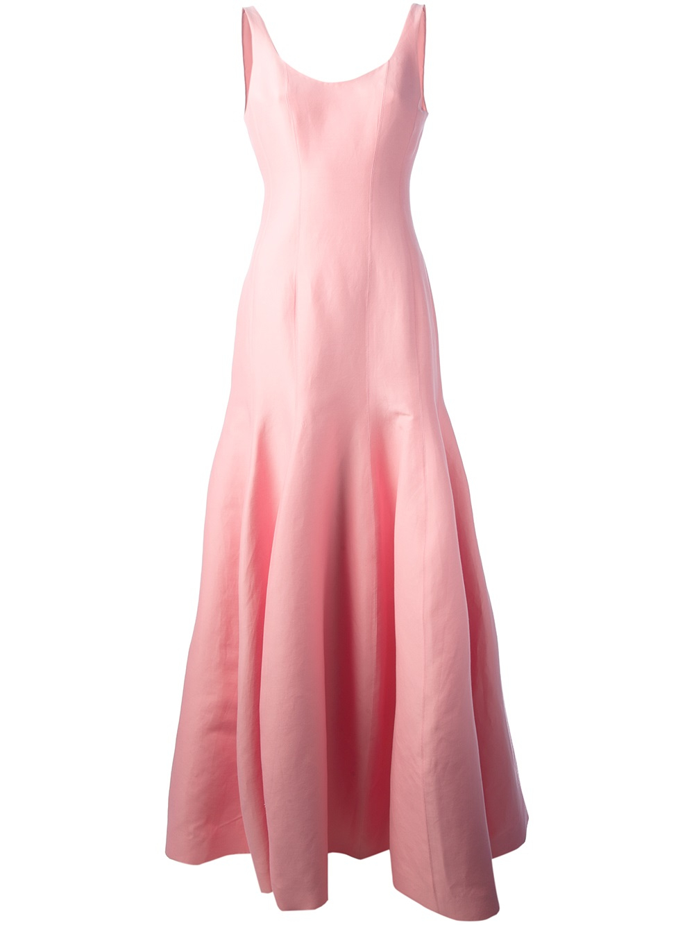 Halston Heritage Full Length Dress in Pink (pink & purple) | Lyst