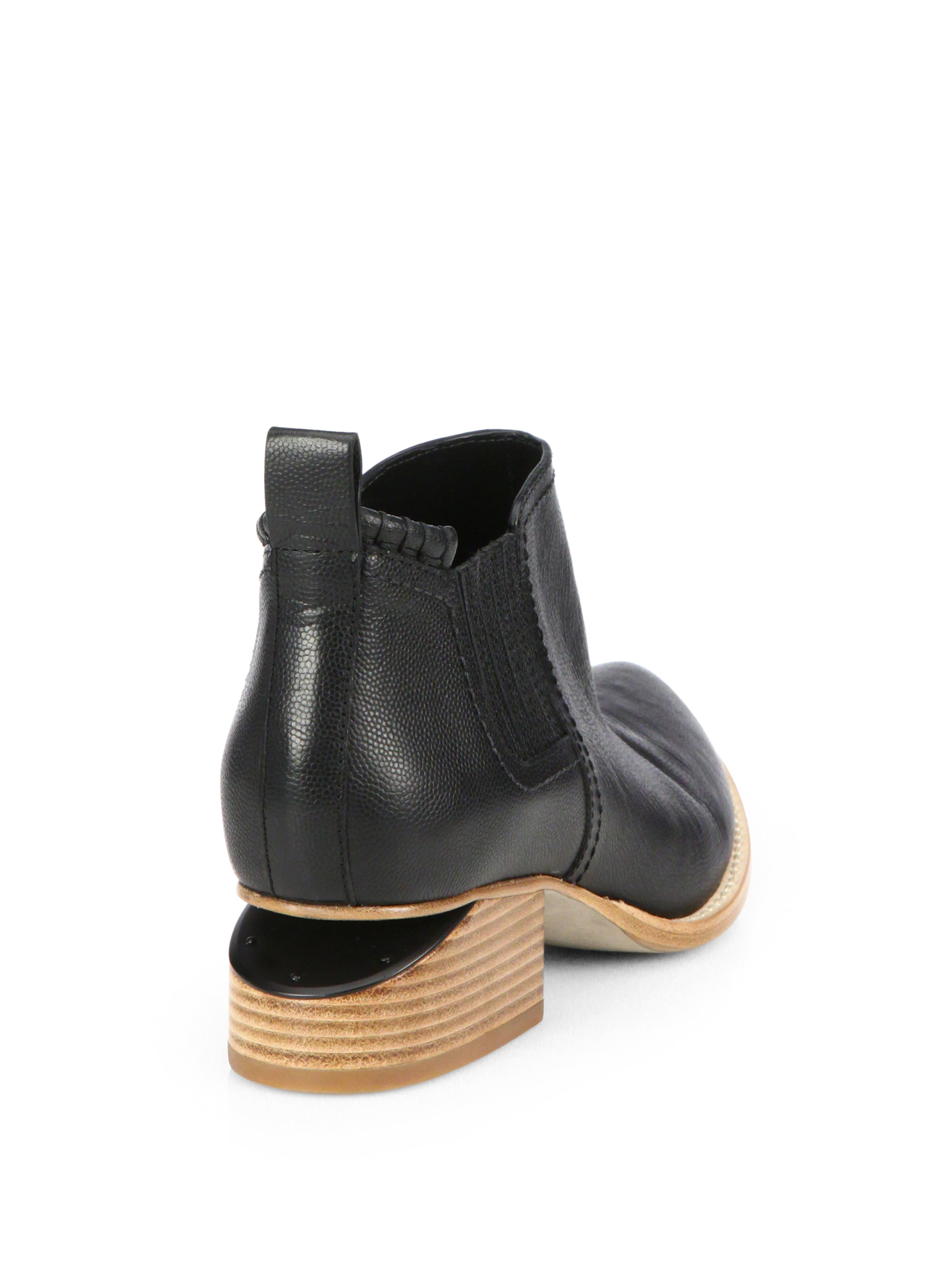 kori leather ankle boots