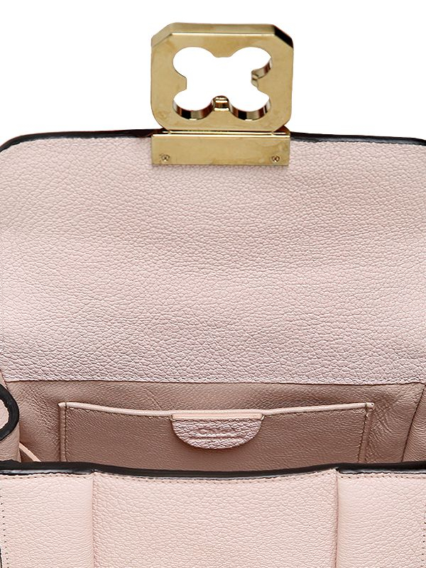 Chlo Pink Leather Mini Elsie Bag in Pink | Lyst  