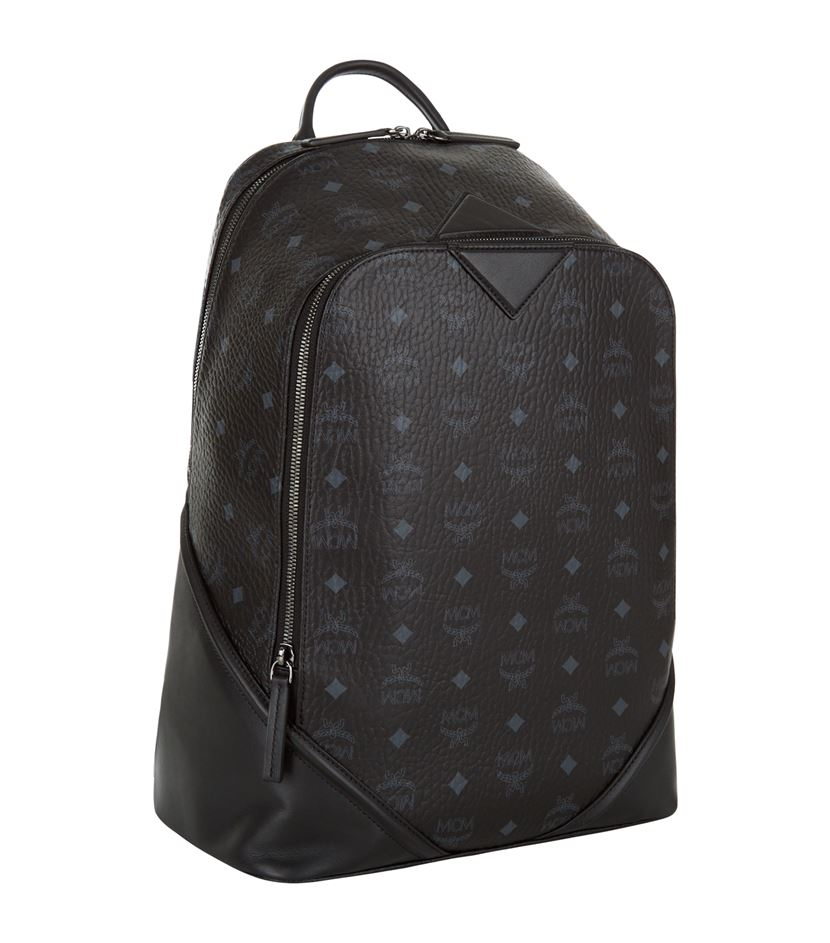 Mcm Medium Duke Visetos Backpack in Black Lyst