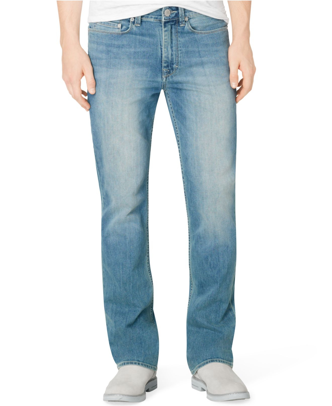 Lyst Calvin Klein Jeans Bootcut Jeans In Metallic For Men