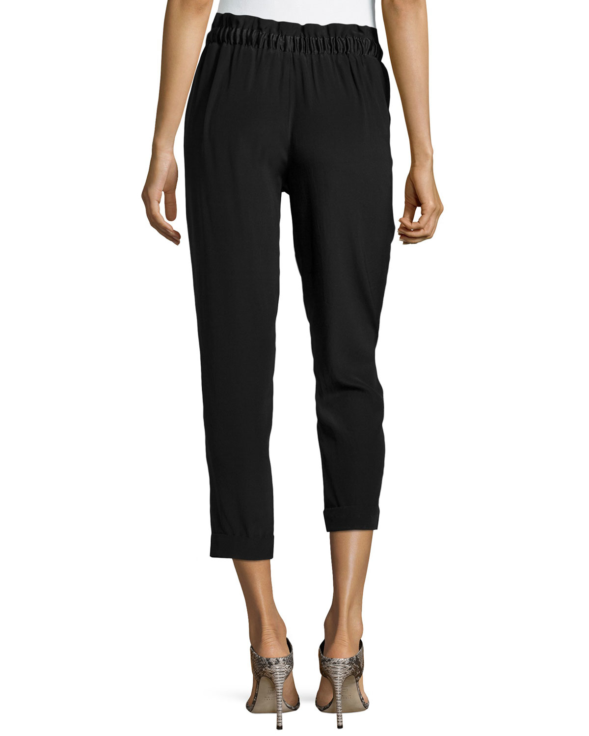 cropped jogger pants women's