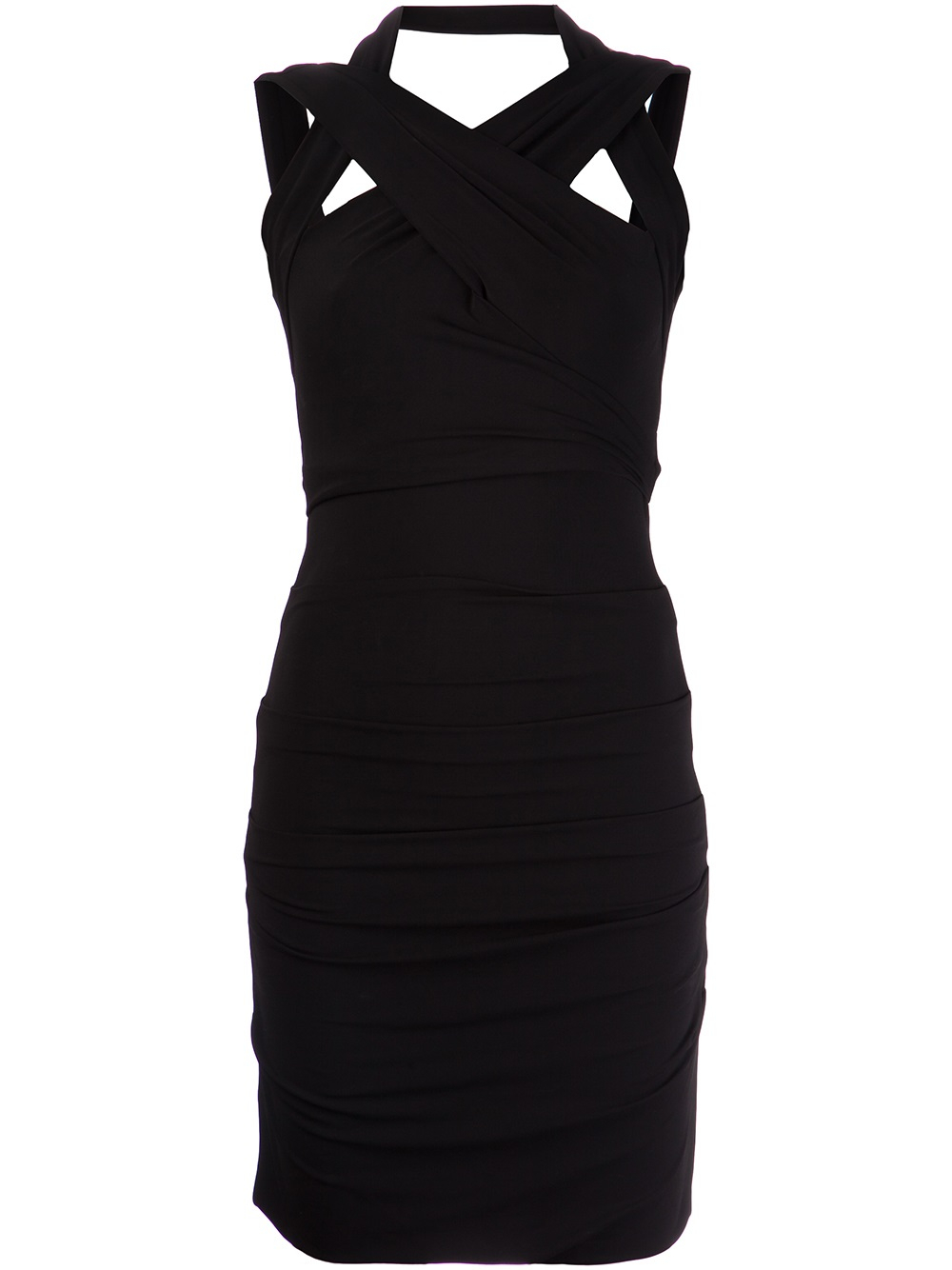 Plein Sud Crossover Dress in Black | Lyst