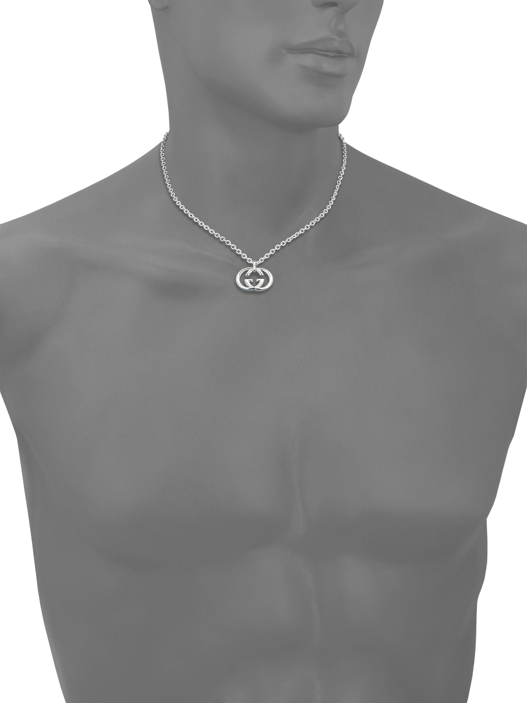 gucci pendant necklace men