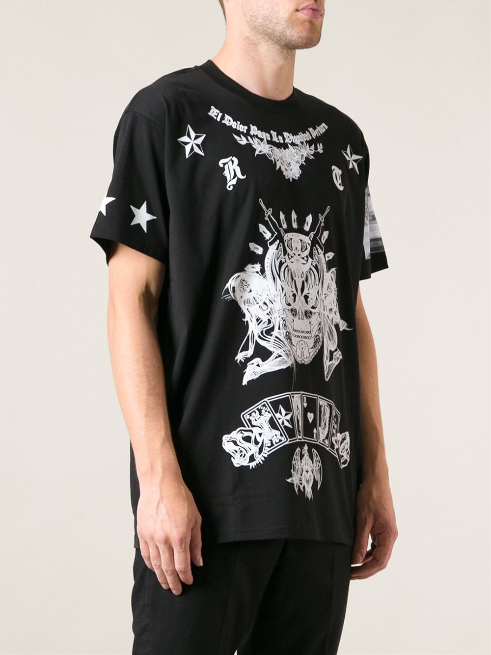 Lyst - Givenchy Skull Print T-Shirt in Black for Men