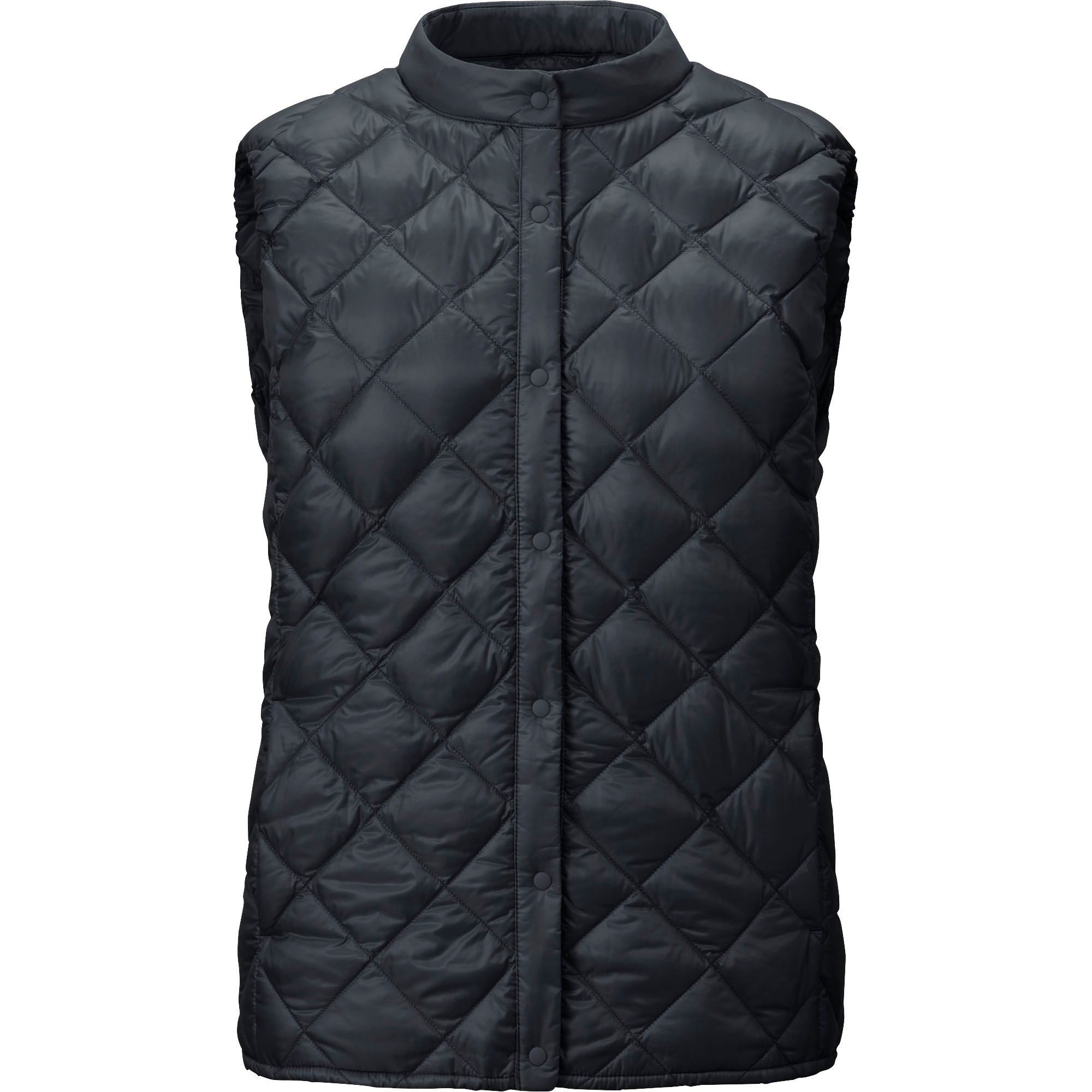 Uniqlo Women Ultra Light Down Compact Quilted Vest in Black | Lyst