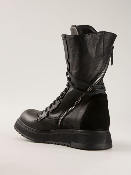 Cinzia Araia Army Boots in Black for Men | Lyst