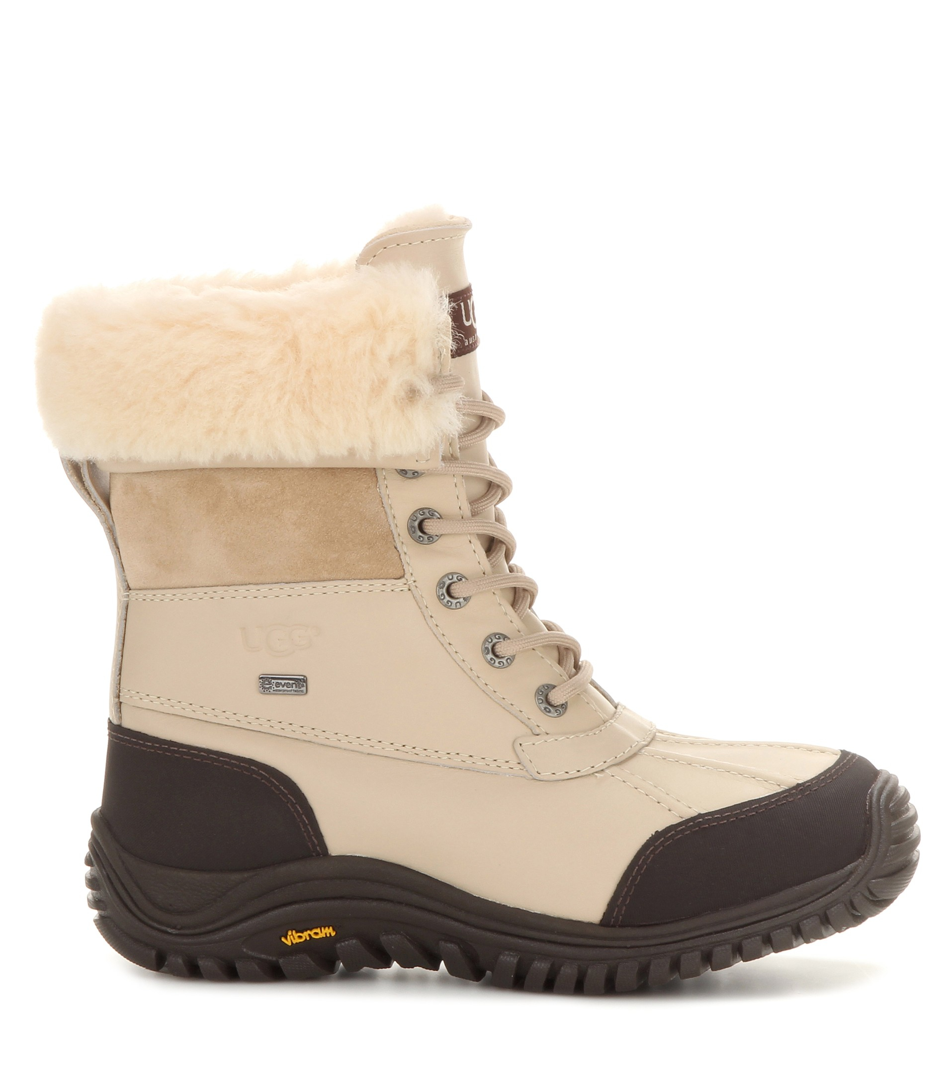 Lyst - Ugg Adirondack Ii Shearling-lined Leather Boots in Natural