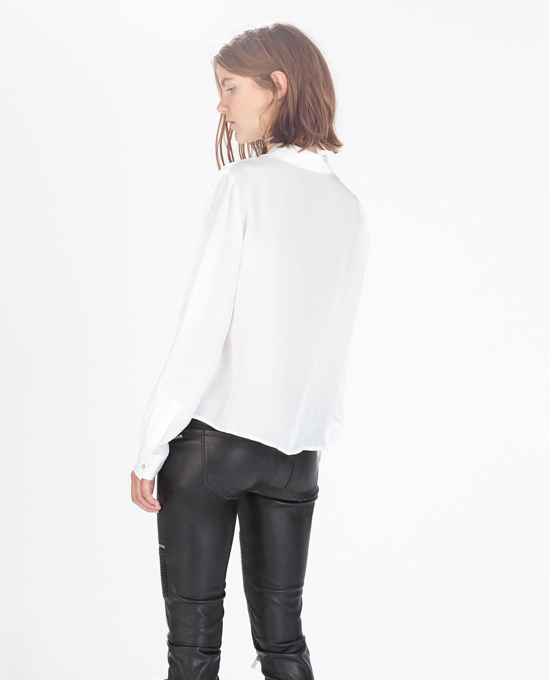 zara white tops uk