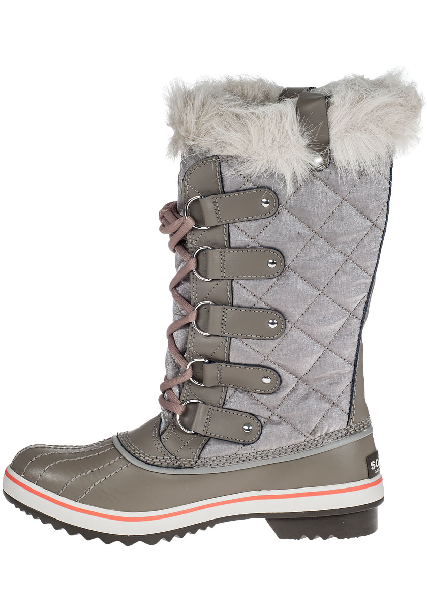 sorel silver snow boots