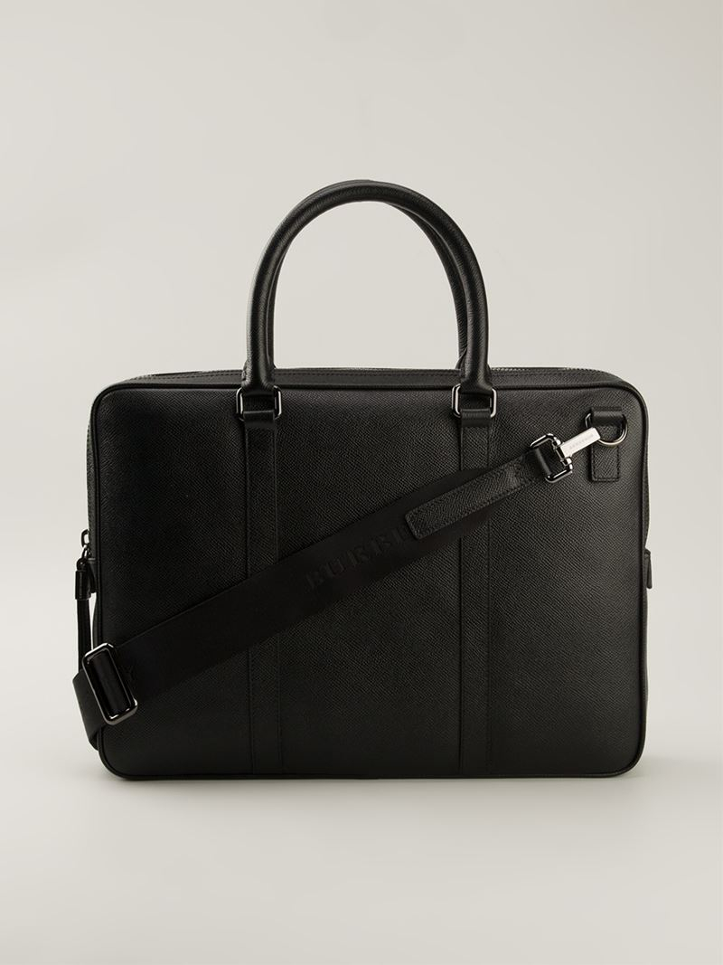 Lyst - Burberry Classic Briefcase in Black for Men