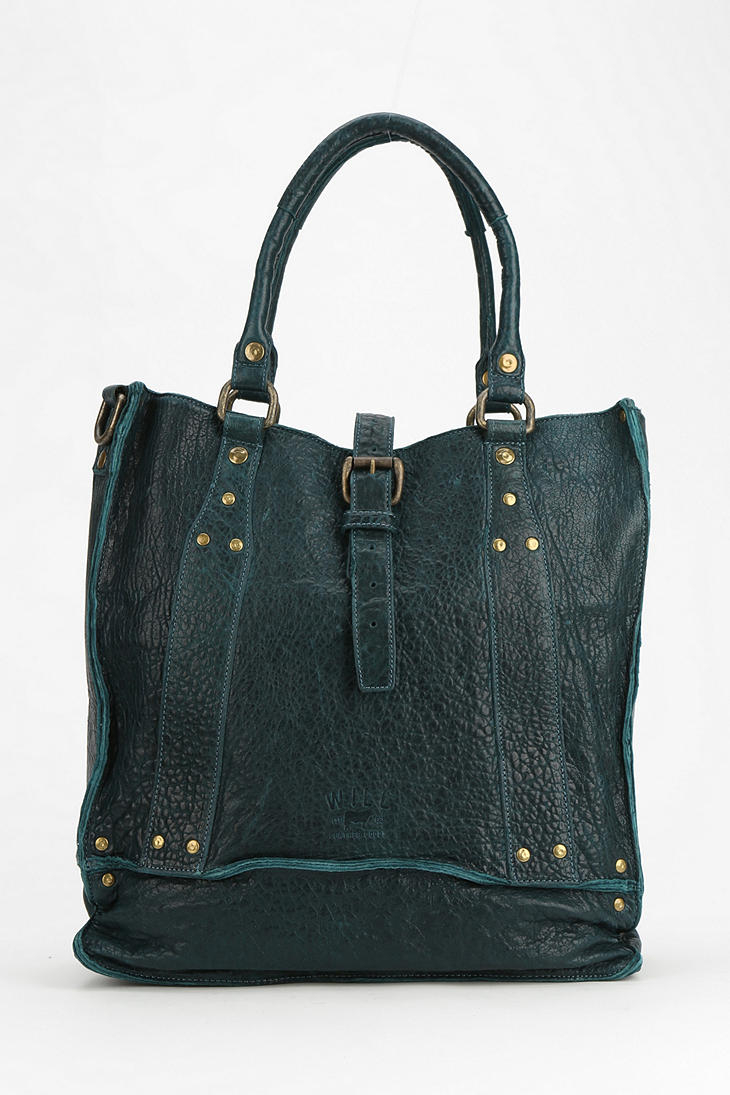 Lyst Will Leather Goods Mcqueen Tote Bag in Blue