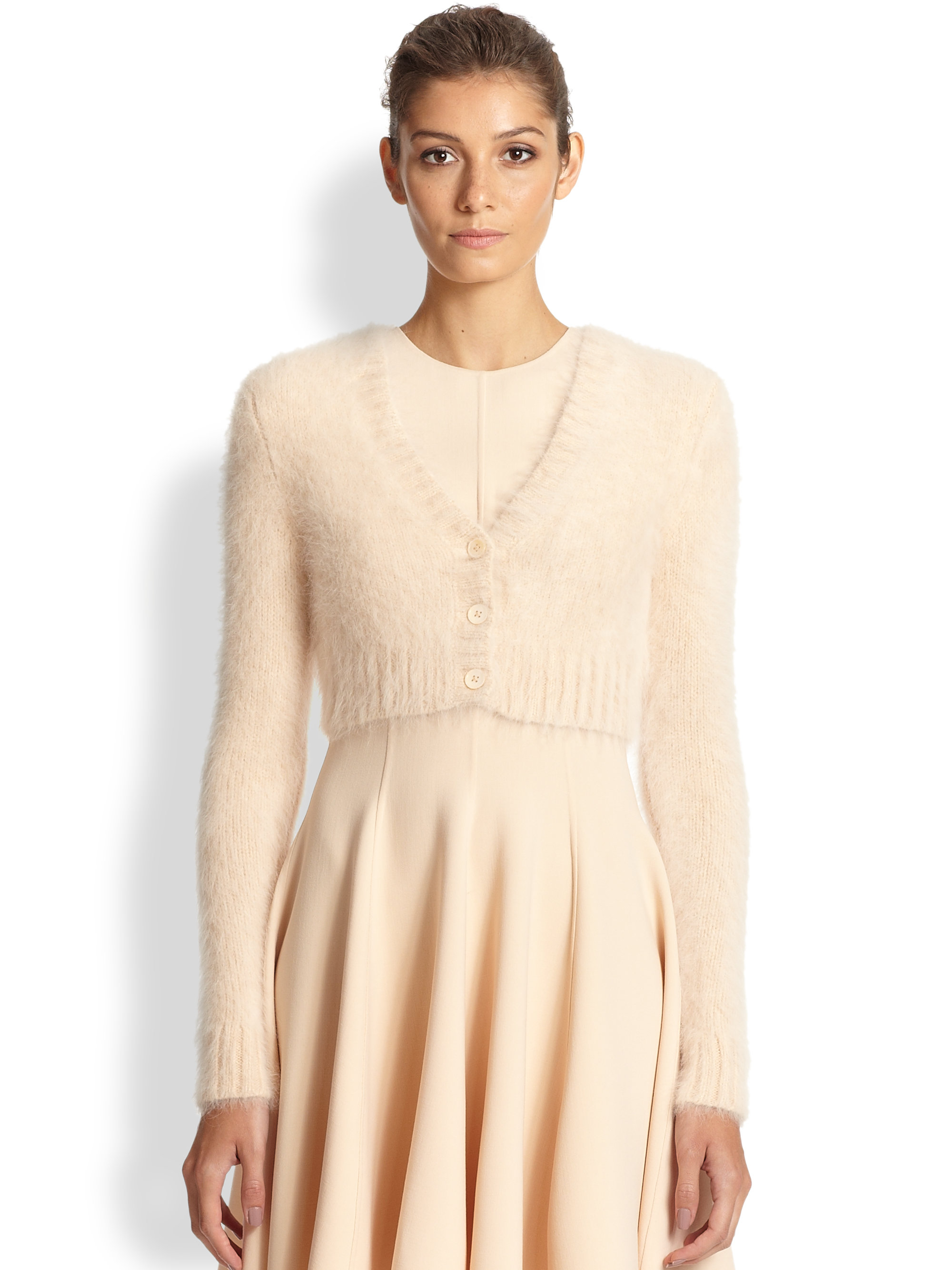 Cropped Angora Cardigan on Sale, 51 
