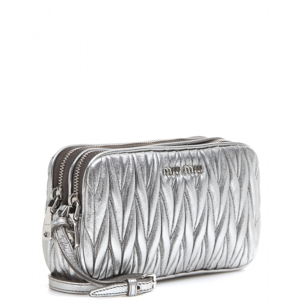 miu miu bag silver