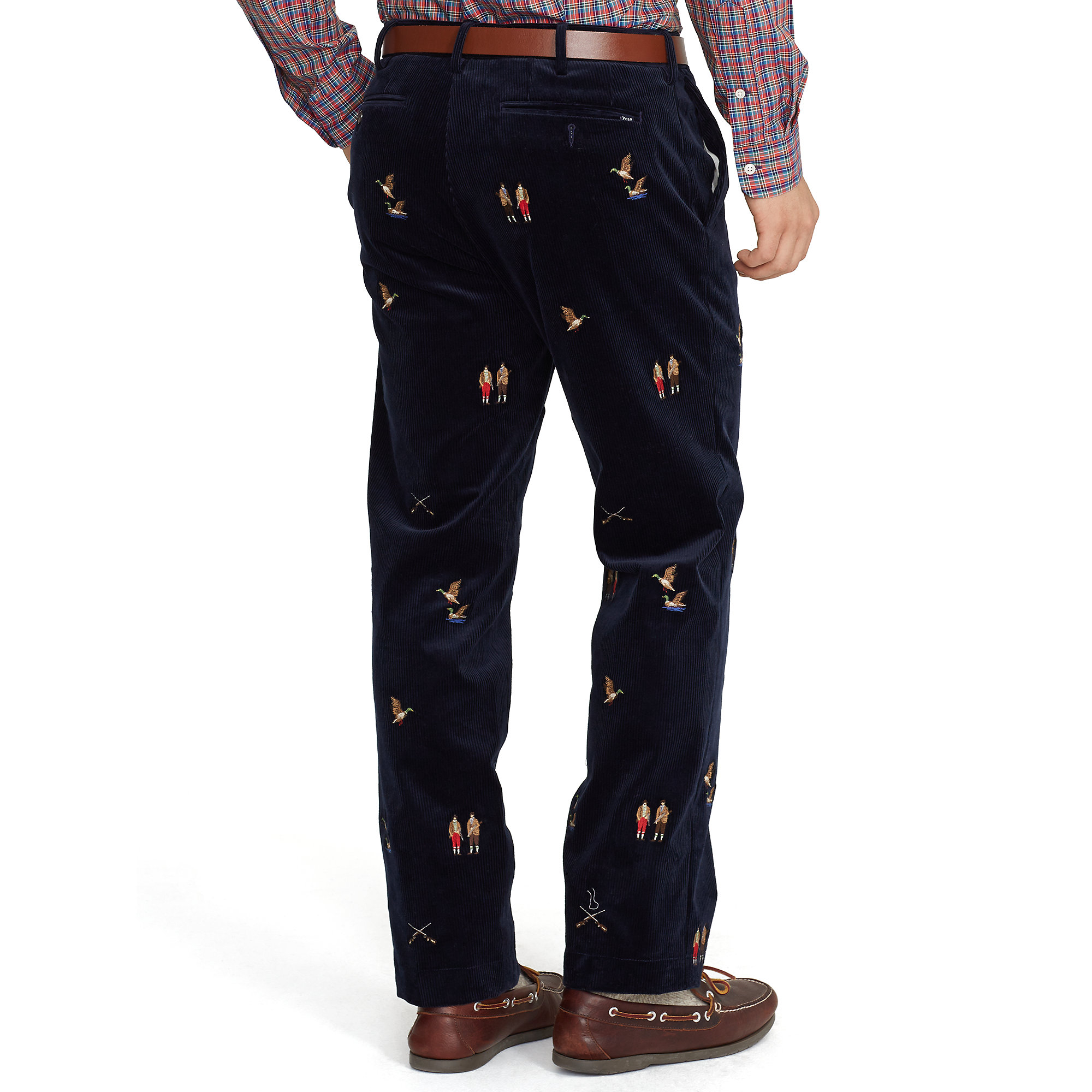 Lyst - Polo Ralph Lauren Classic-Fit Embroidered Pant in Blue for Men