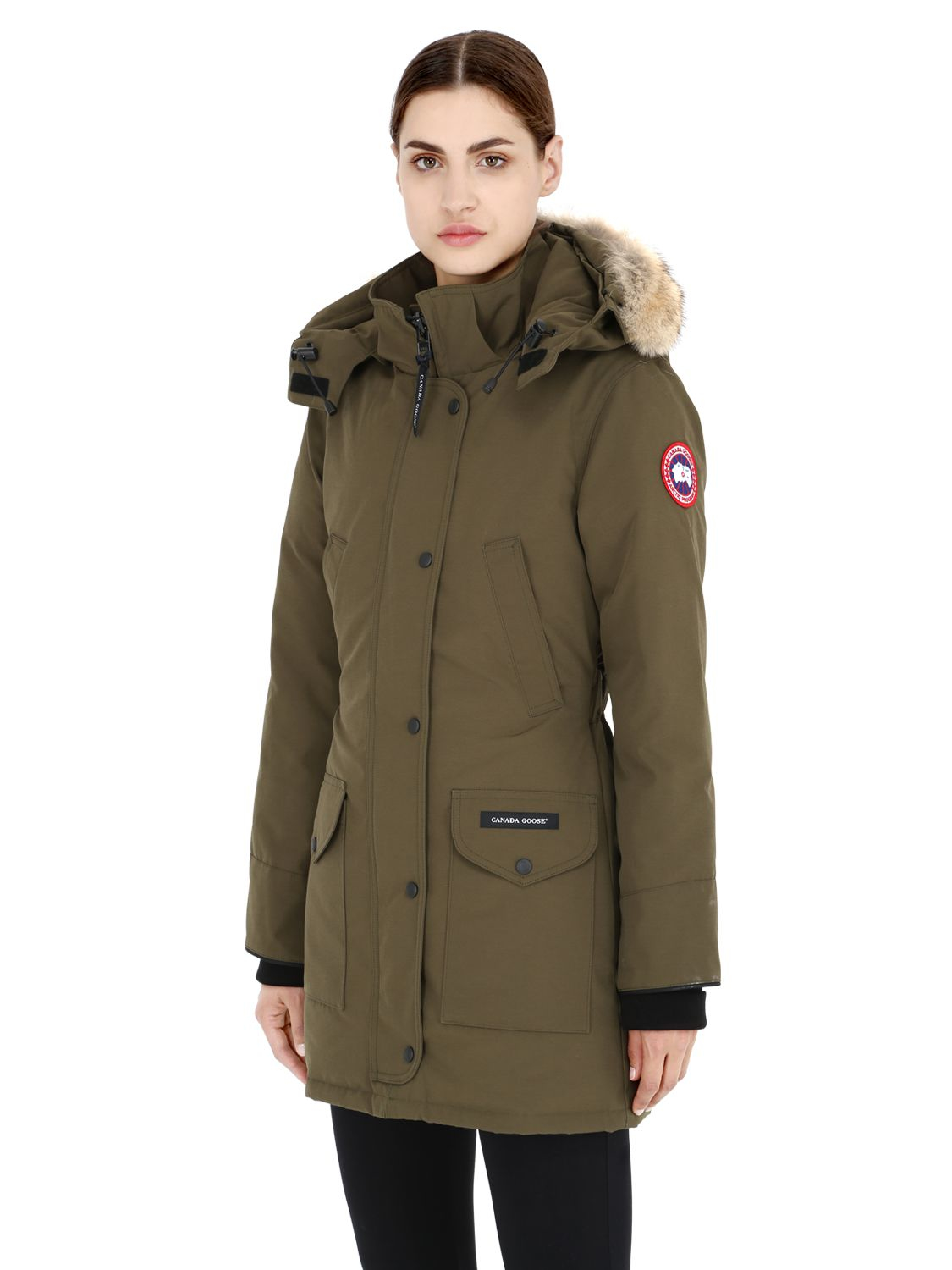 canada goose trillium fur-trimmed down parka canada goose trillium fur-trimmed down parka