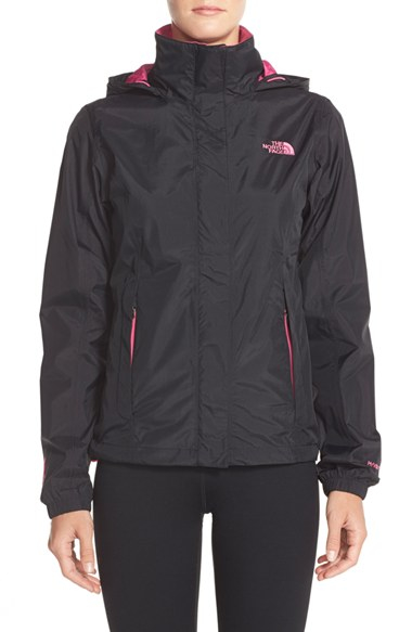 Lyst - The North Face Pink Ribbon Resolve Water-Resistant Jacket in Black