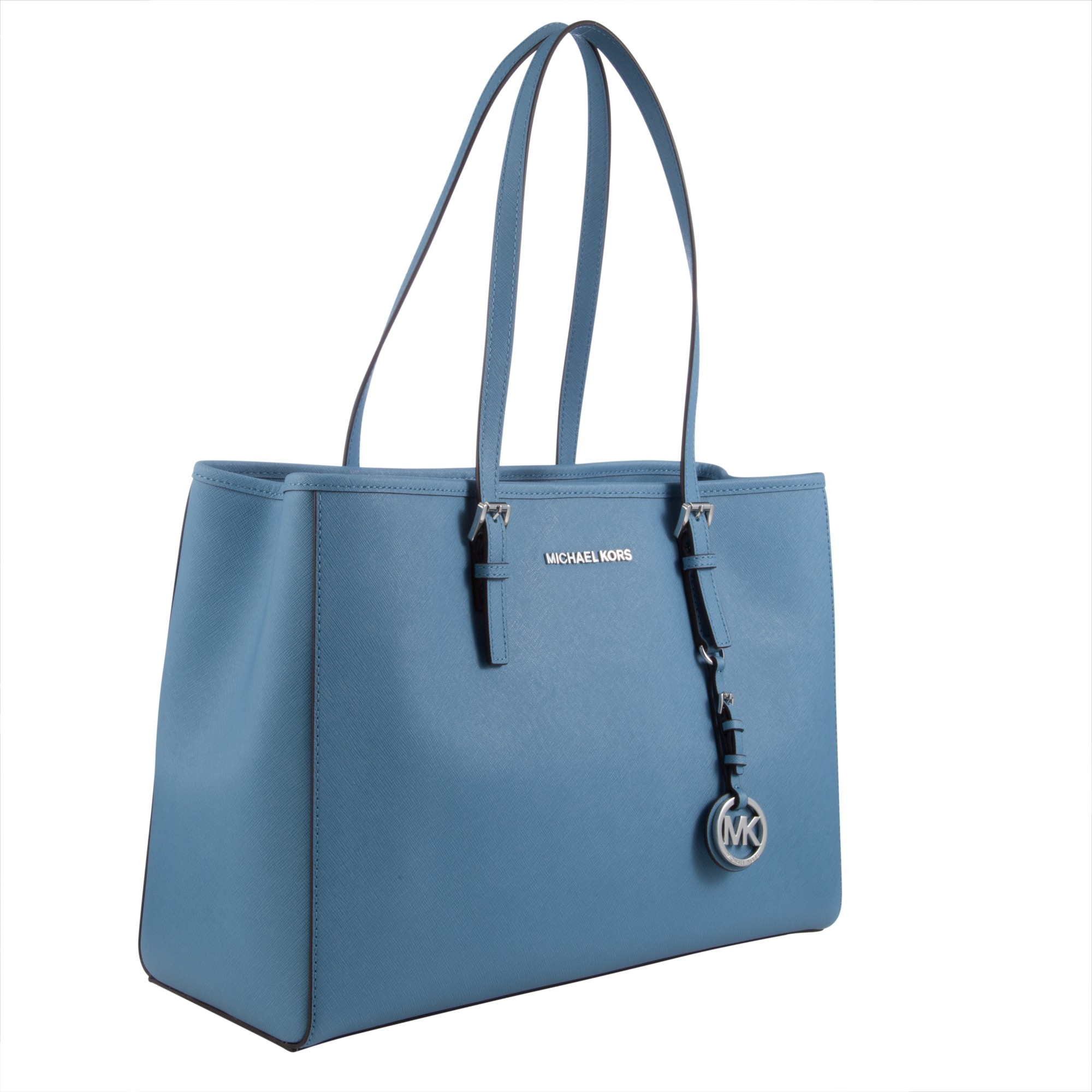 michael kors large blue tote