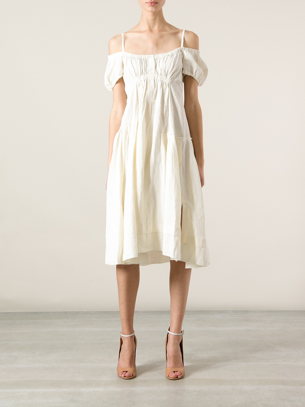 white prada dress