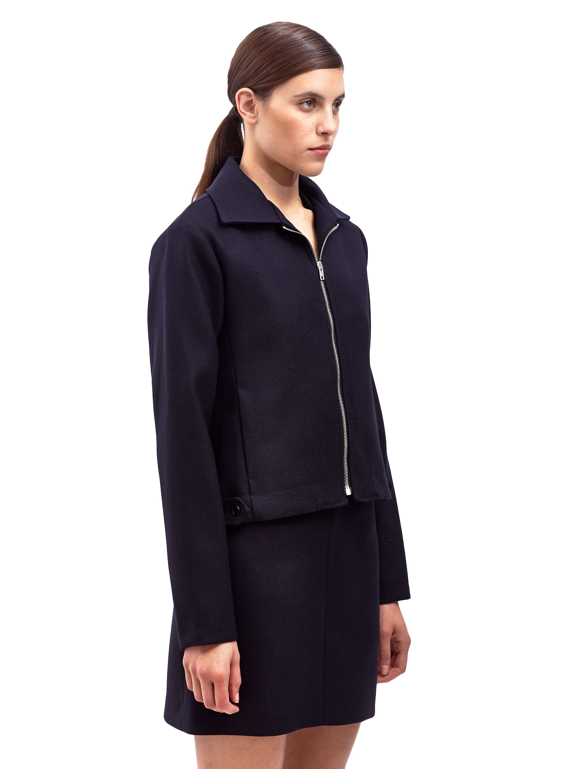 Lyst Yang Li Womens Virgin Wool Minimal Harington Jacket 