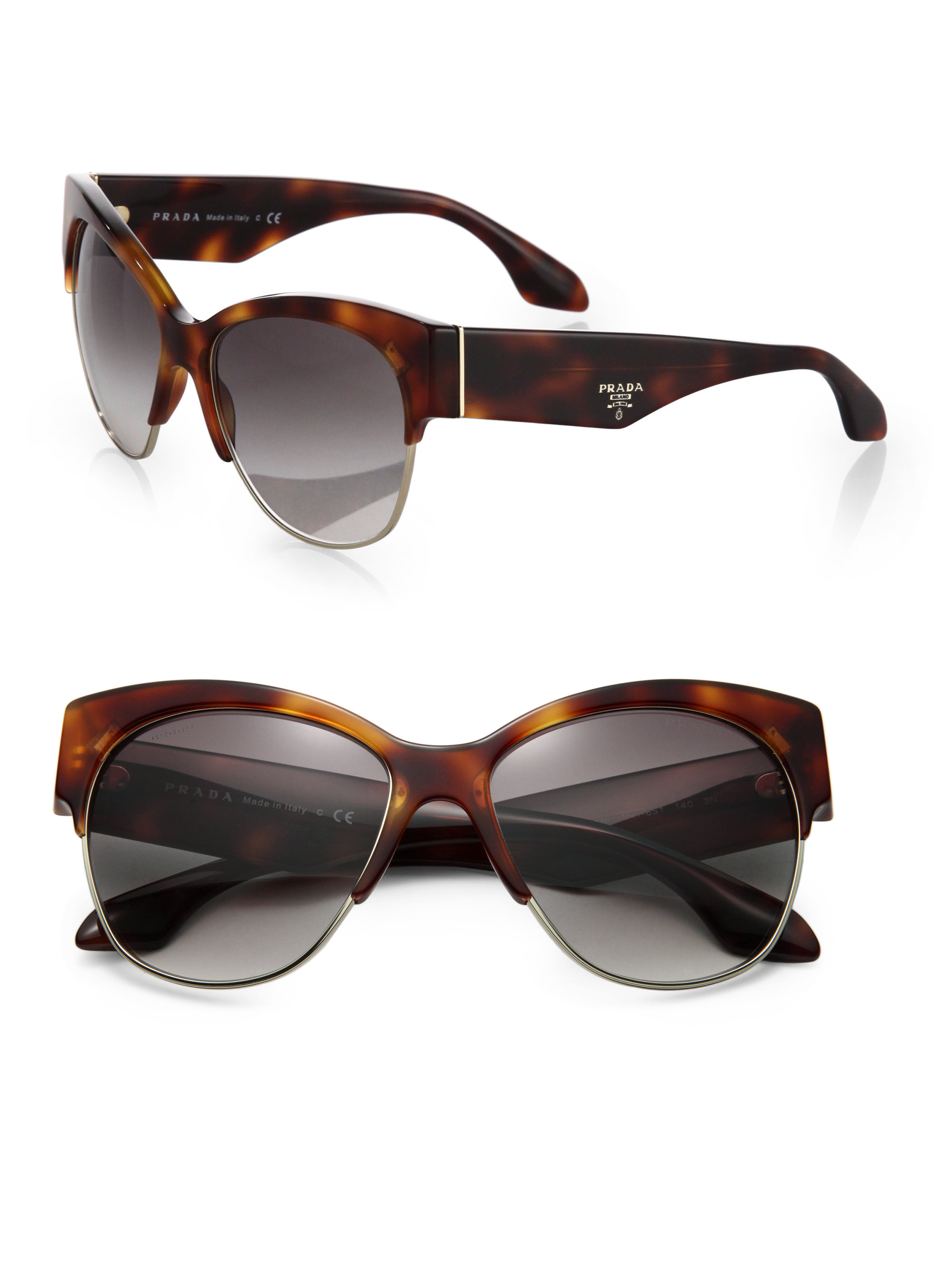 prada women's phantos 54mm sunglasses