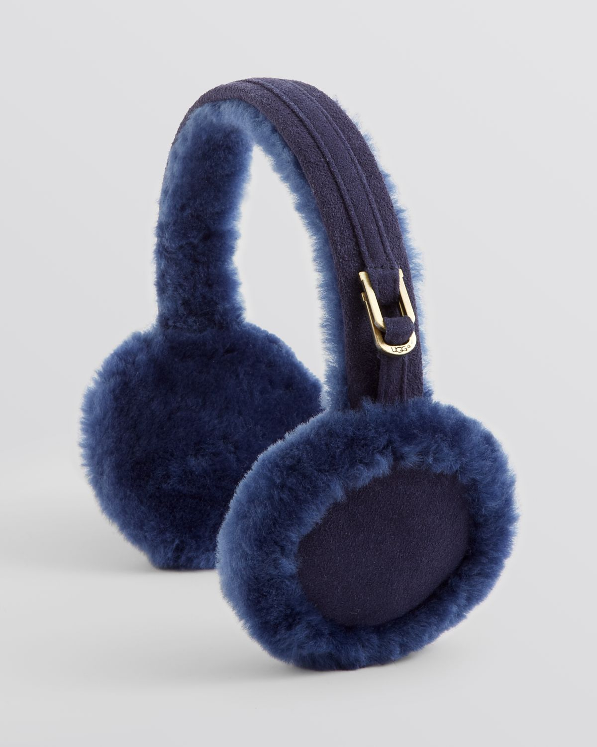 ugg double u logo shearling earmuff ugg double u logo shearling earmuff