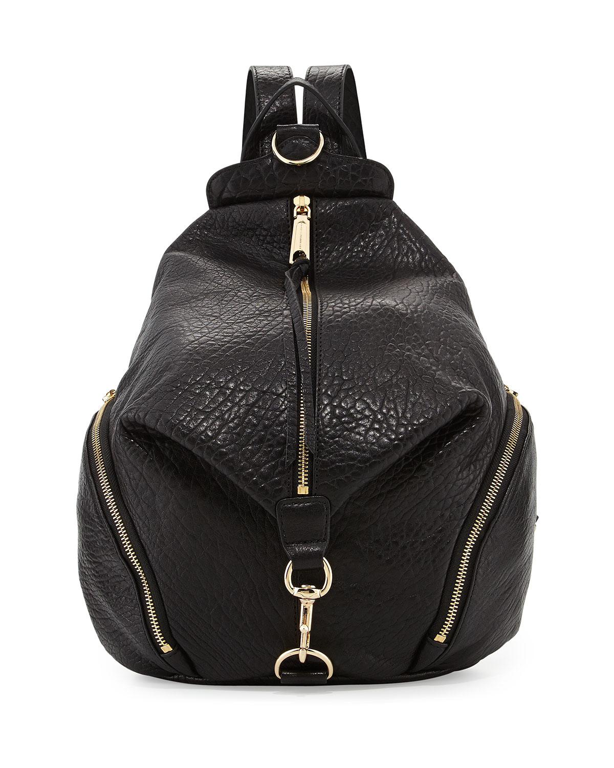 Rebecca minkoff Julian Leather Backpack in Black | Lyst