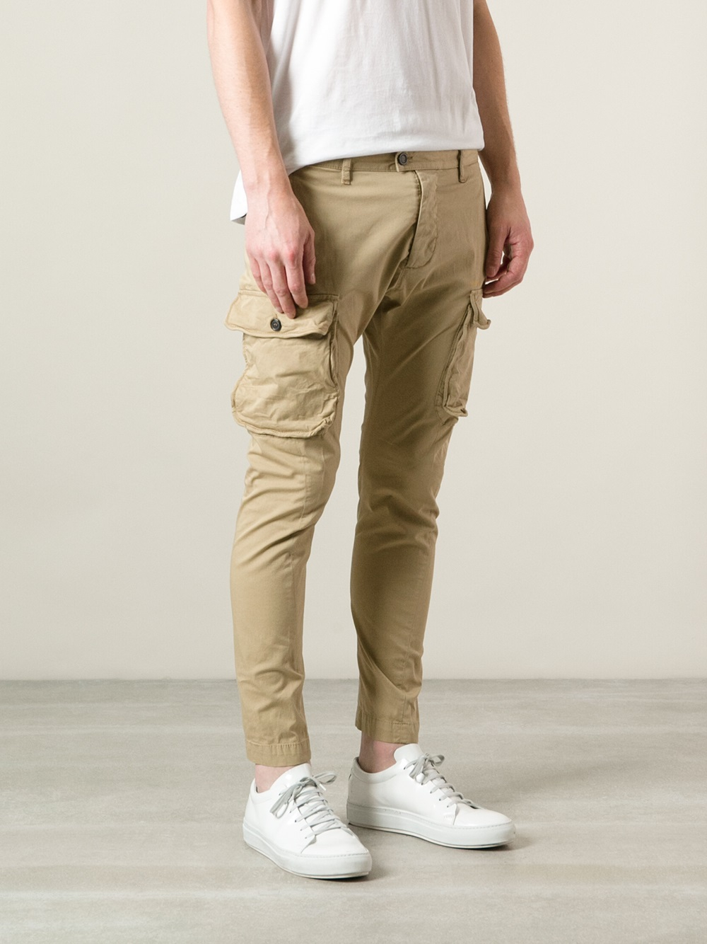 Dsquared² Cargo Trousers in Beige for Men (nude & neutrals) | Lyst