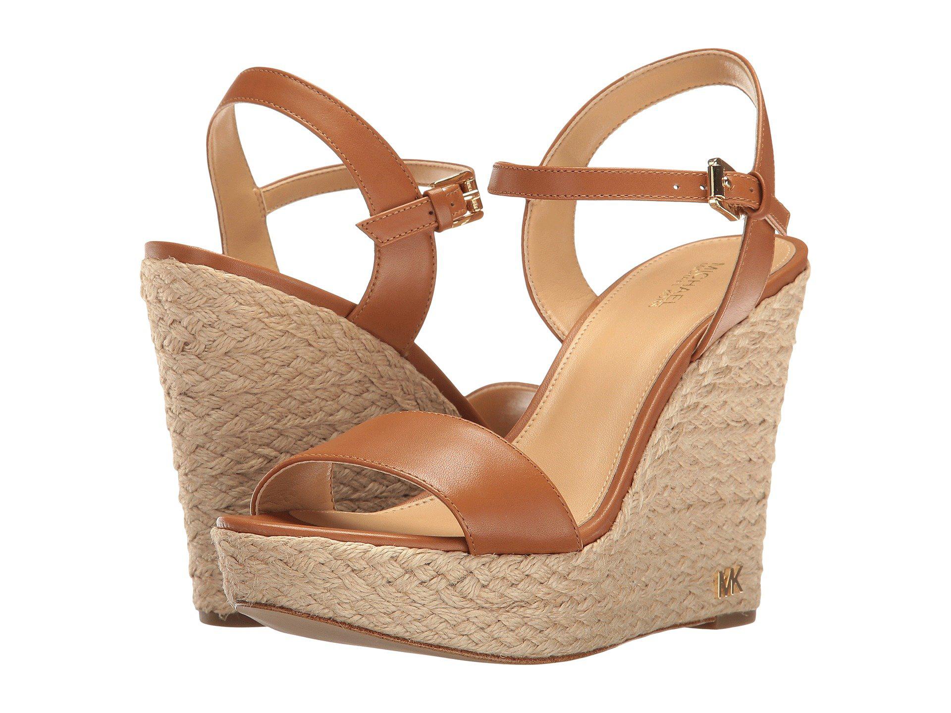 jill metallic leather wedge
