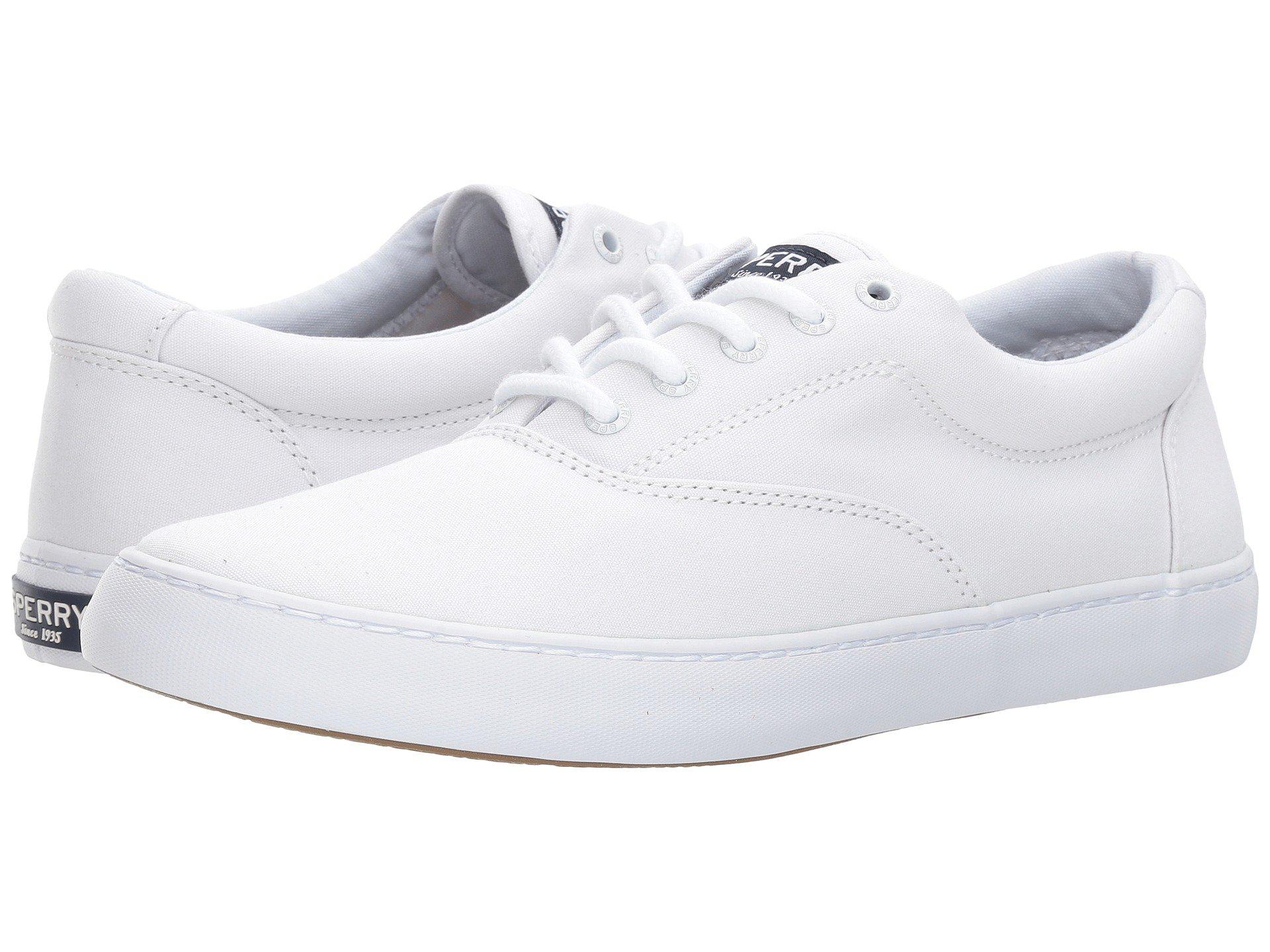 sperry top sider white shoes