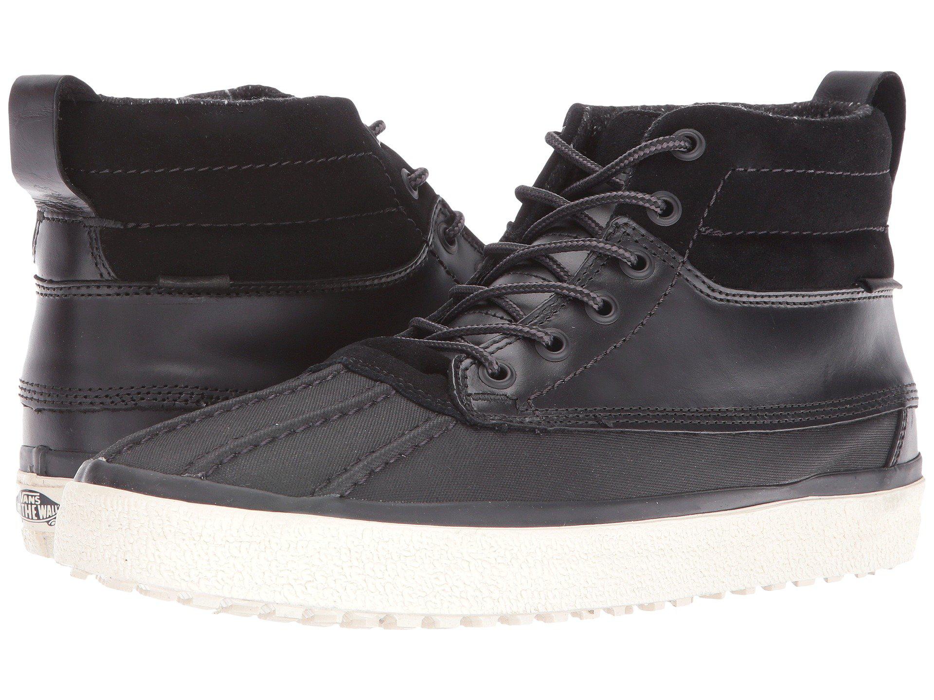 Vans Black Sk8-hi Del Pato Mte Dx Vans Black Sk8-hi Del Pato Mte Dx