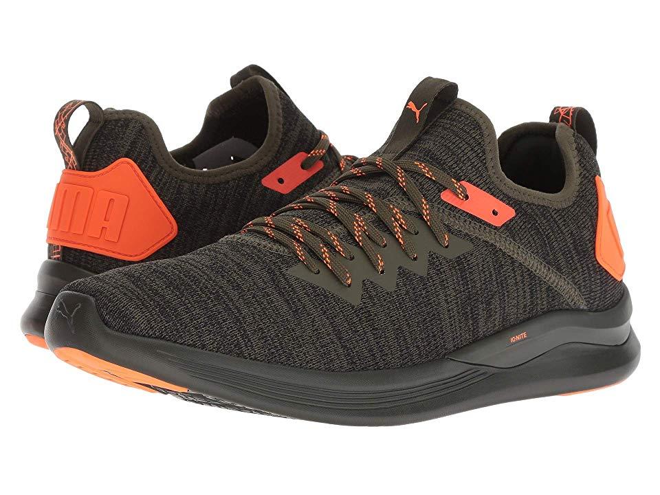 PUMA Ignite Flash Evoknit Unrest (forest Nightshocking PUMA Ignite Flash Evoknit Unrest (forest Nightshocking
