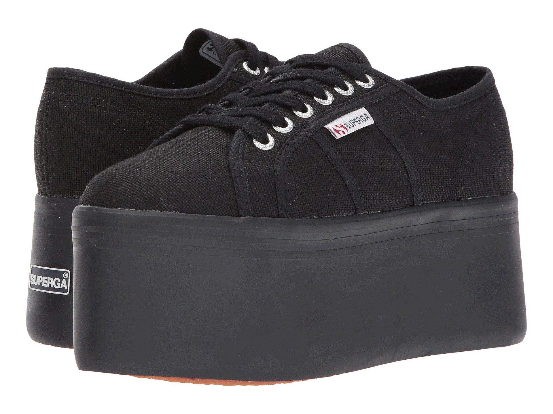 ladies black superga