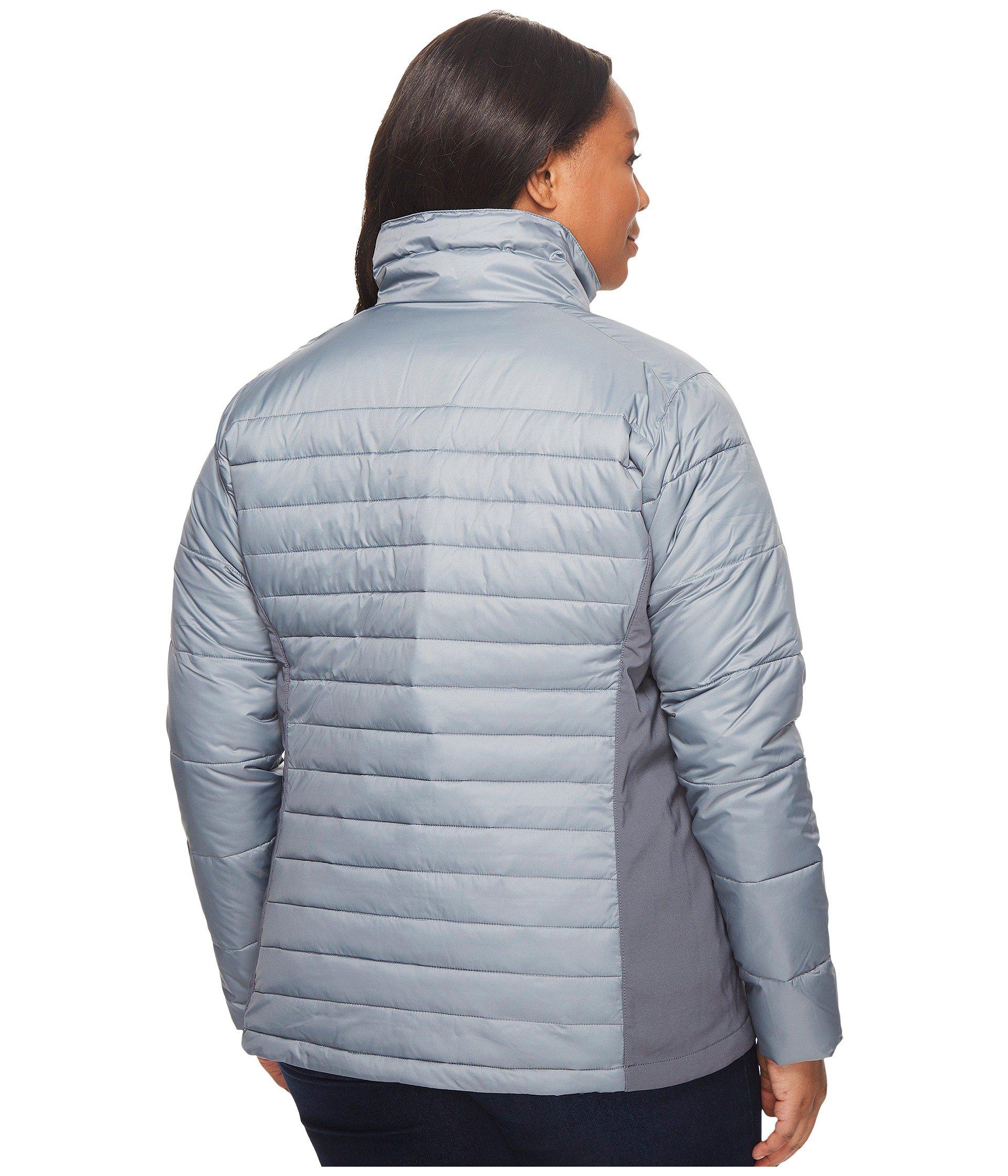 columbia powder pillow hybrid jacket plus size