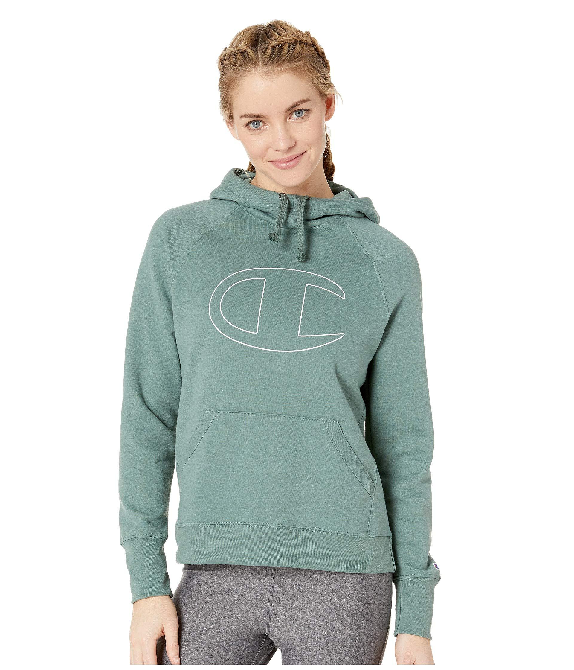 Lyst - Champion Powerblend® Fleece Pullover Hoodie ...