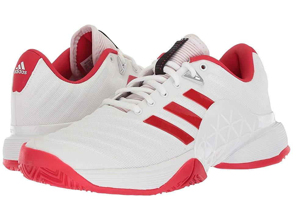 adidas Barricade 2018 (white/scarlet) Tennis Shoes in