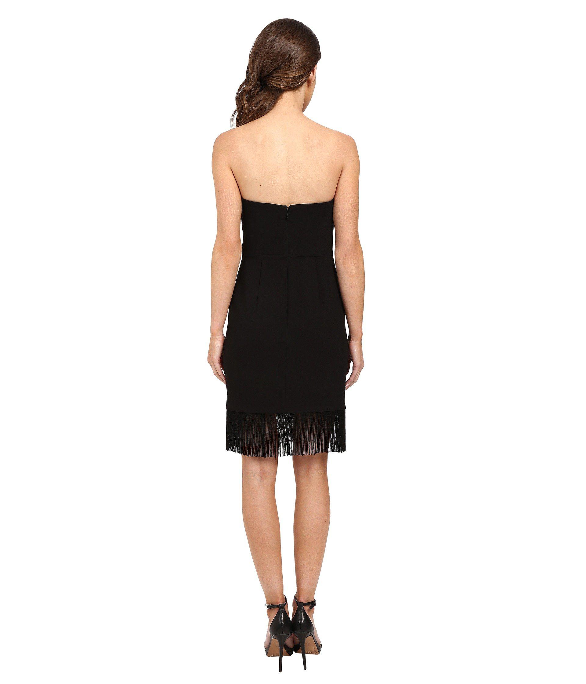 aidan mattox black cocktail dress