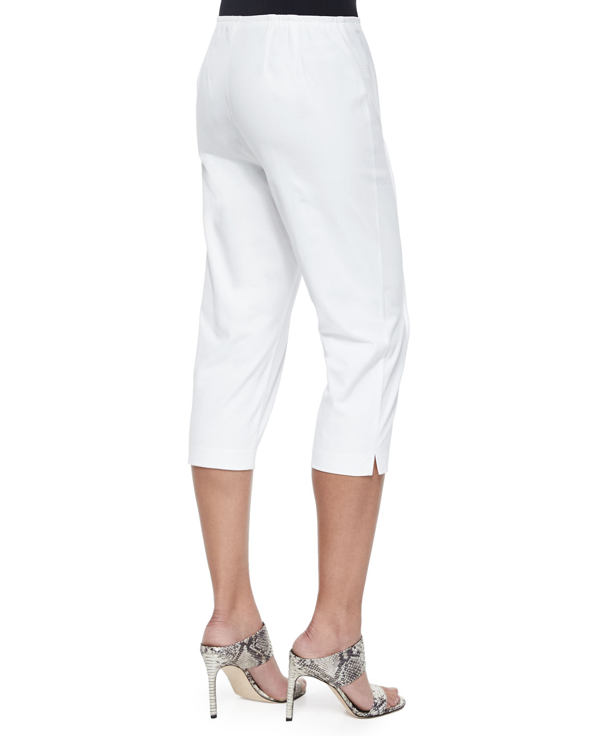 white capri pants for ladies