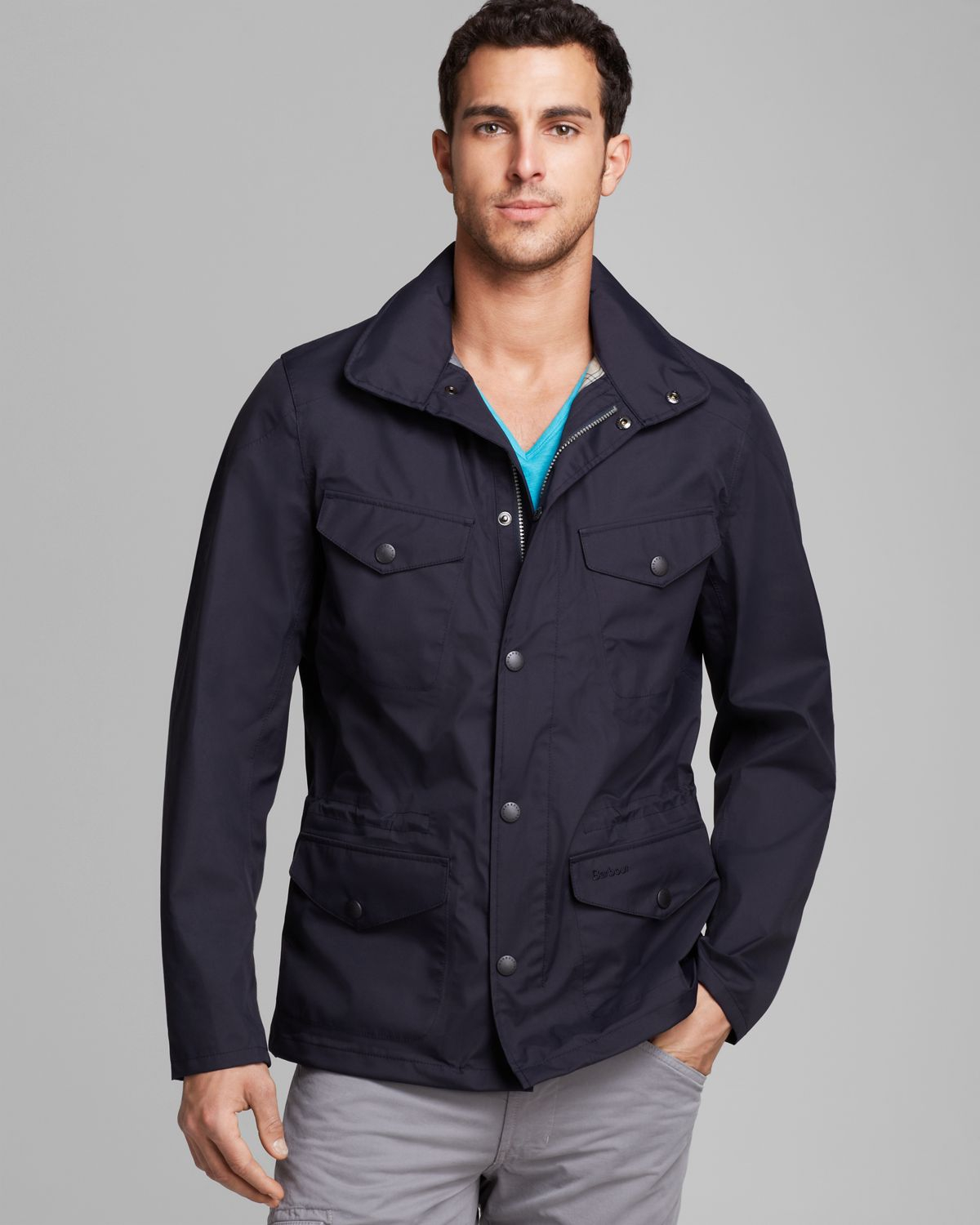 Barbour Lightweight Sandland Jacket in Blue for Men Lyst