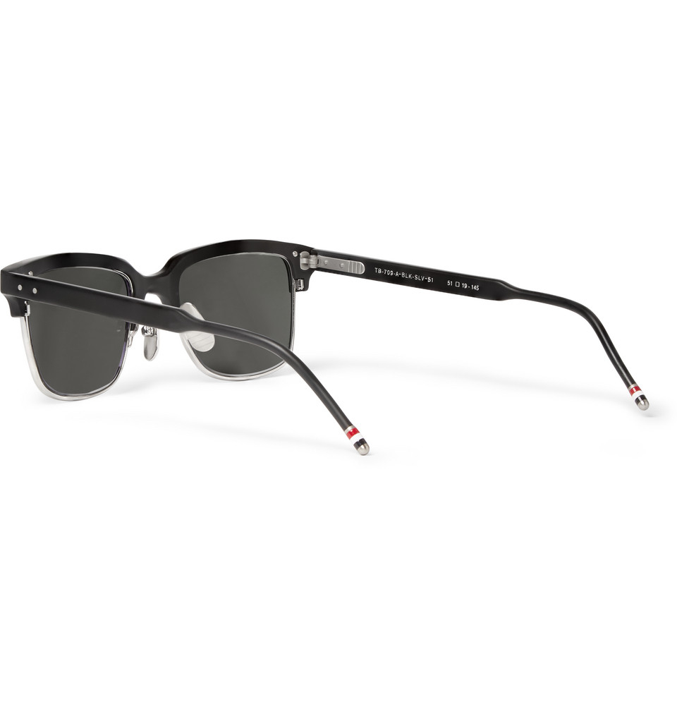 Image Thom Browne Men Sunglasses Square Frame Acetate And 