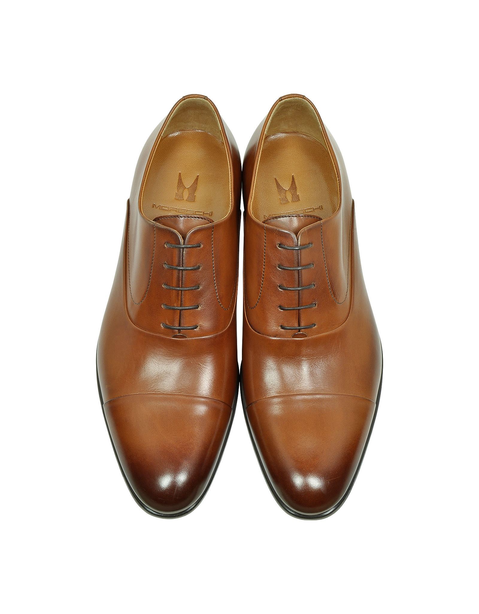 Moreschi Dublin Tan Calf Leather Oxford Shoes W/rubber Sole in Brown ...